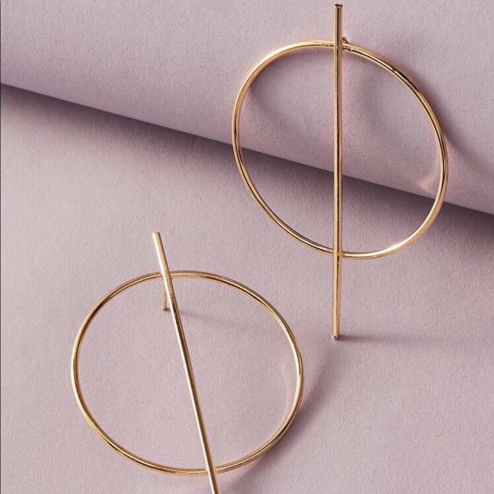 Gold Modern Earrings